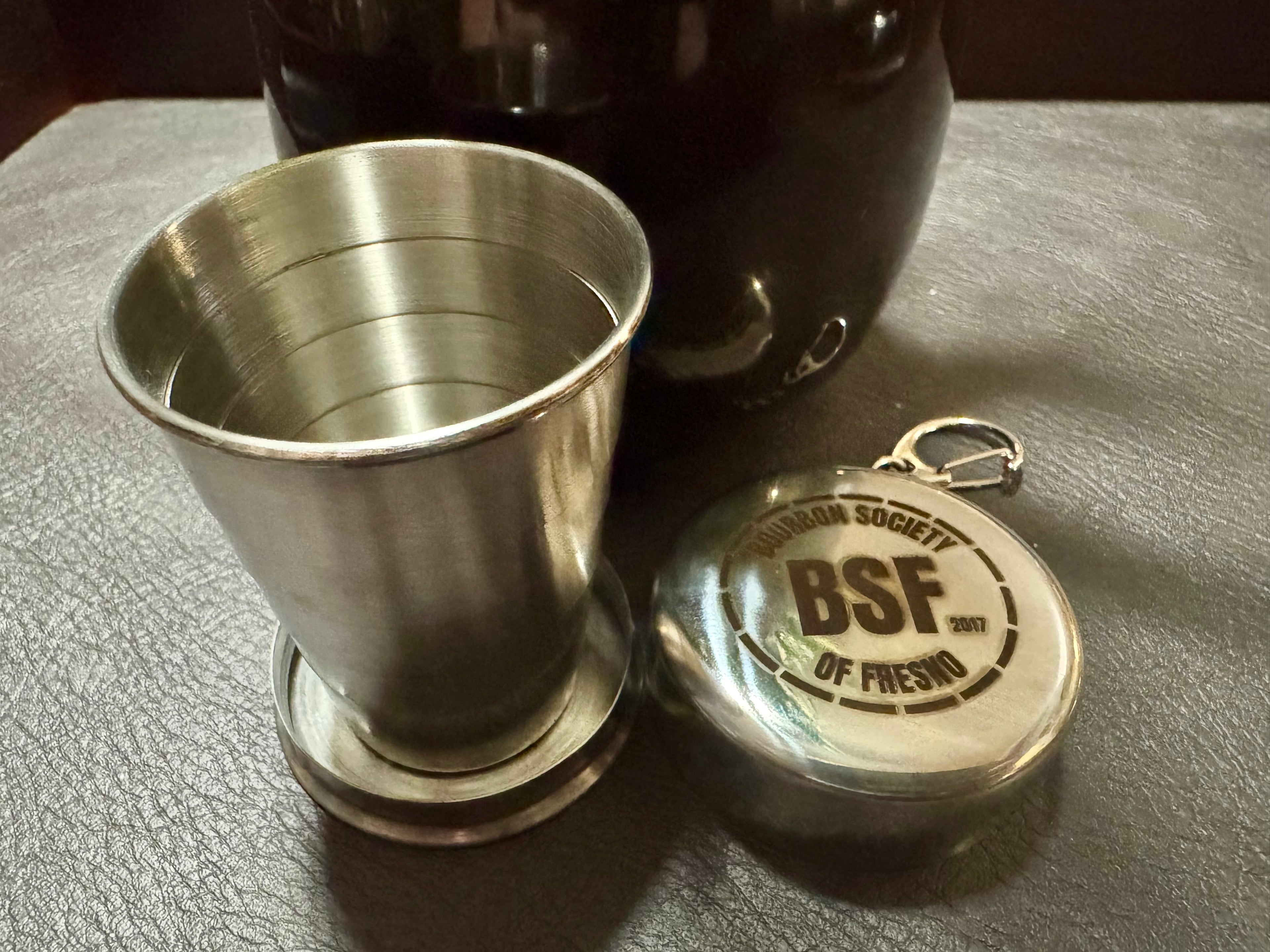BSF Logo 2oz Pocket Shot Glass